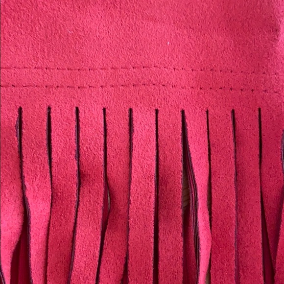 Faux Suede Tassel Skirt - Picture 2 of 3